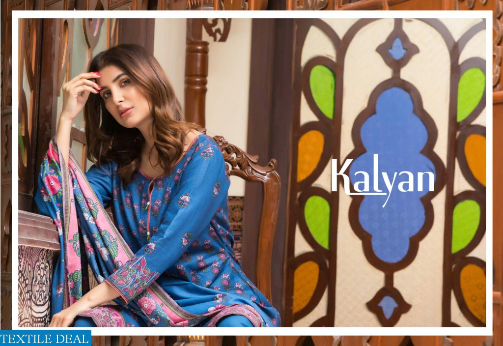 Zs kalyan printed lawn collection Wholesale pakistani dress material